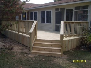 Treated Deck